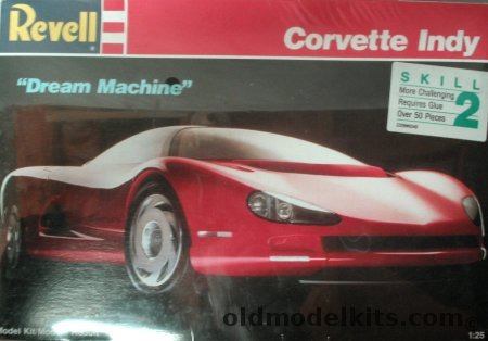 Revell 1/24 1986 Chevrolet Corvette Indy Concept Car, 7108 plastic model kit